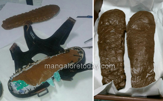 Gold smuggling in sandal